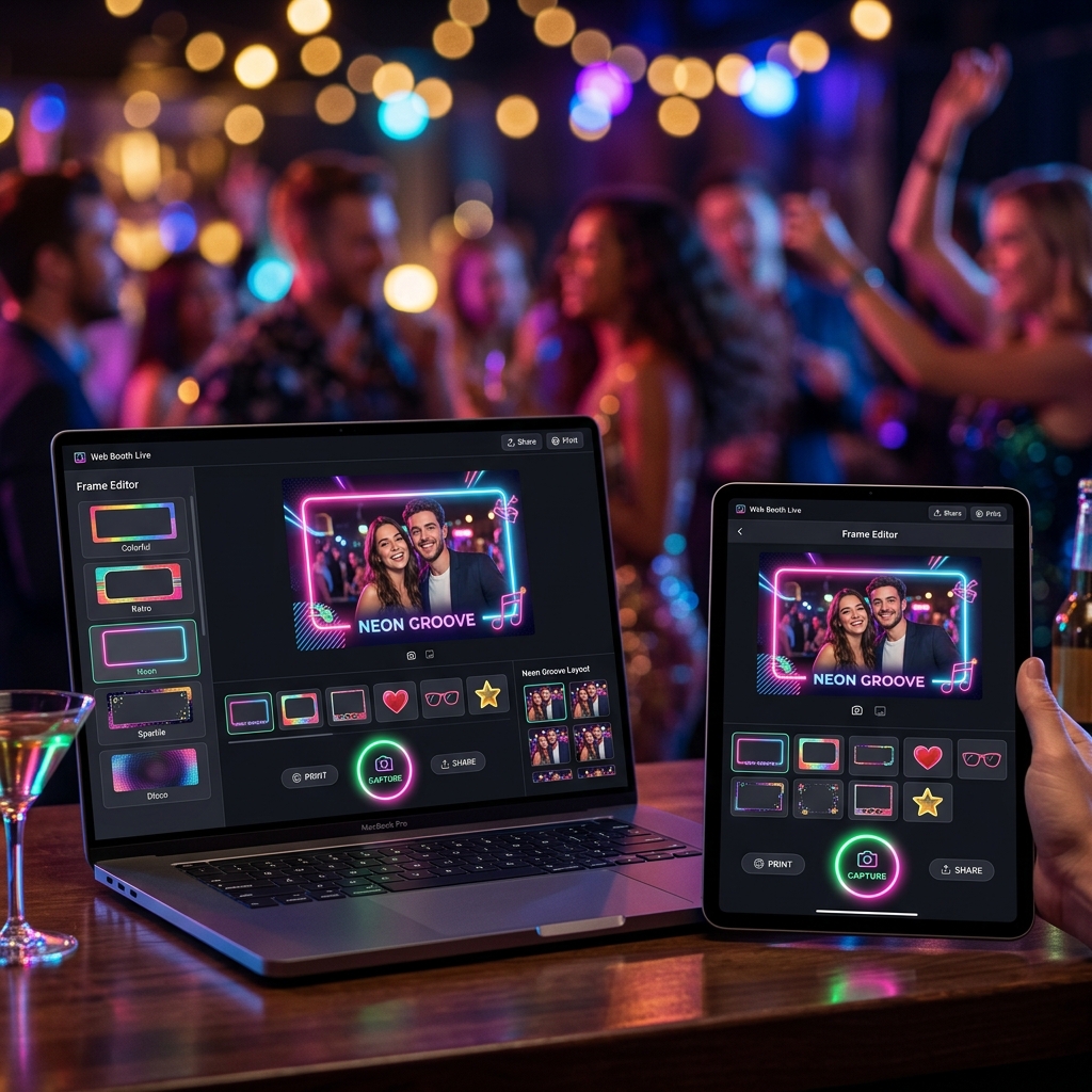 Webooth Dashboard Mockup